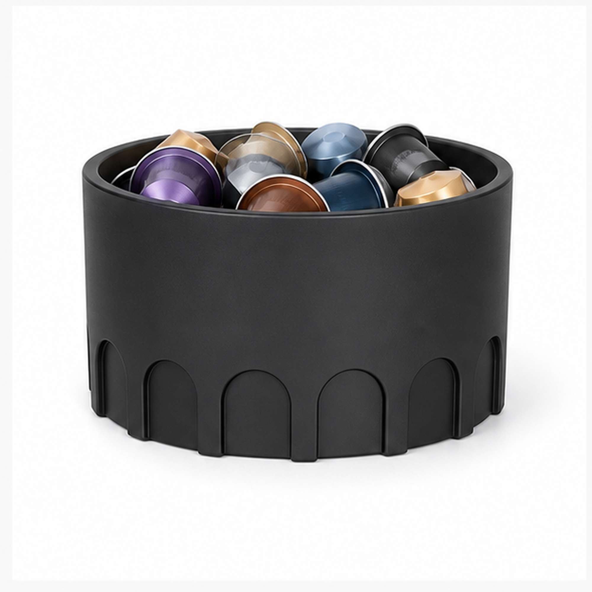 Romano Universal Coffee Capsule Holder - Black
