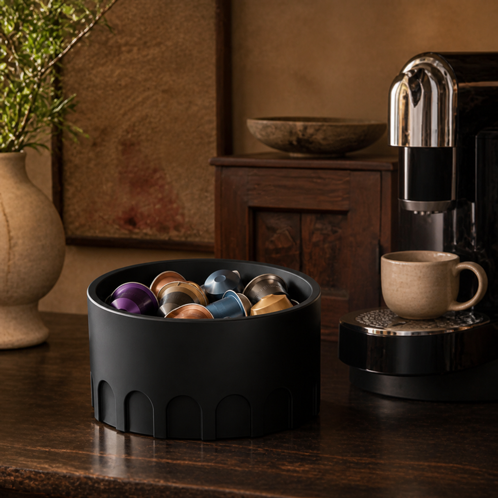 Romano Universal Coffee Capsule Holder - Black