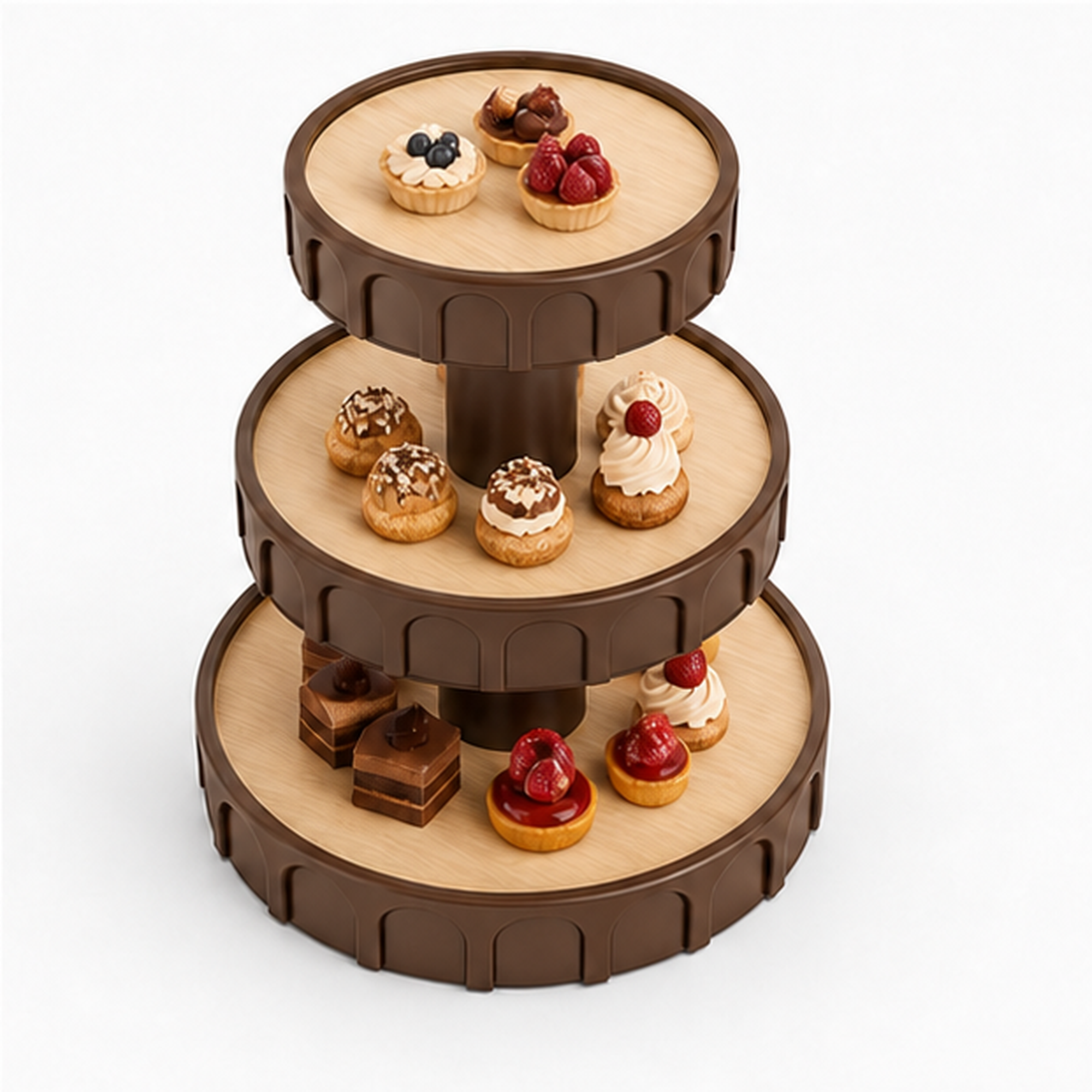 Romano Etagere - Brown