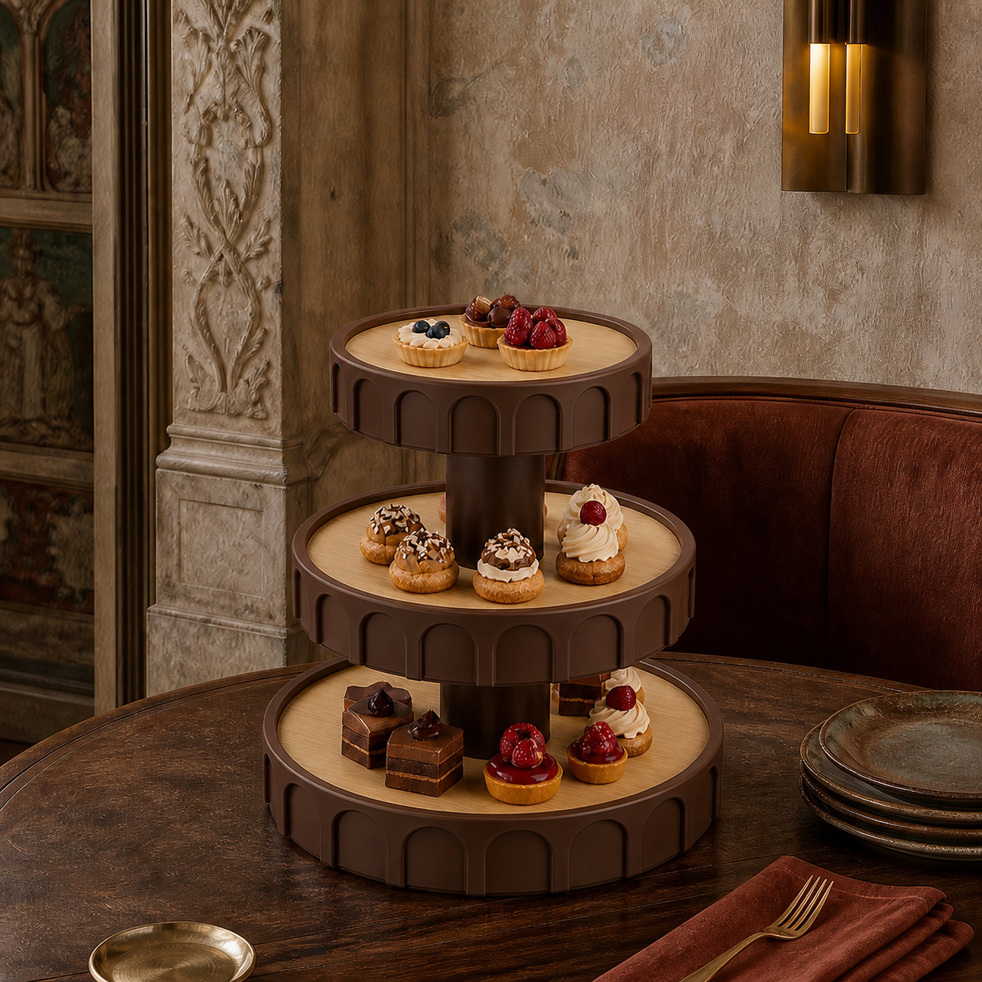 Romano Etagere - Brown