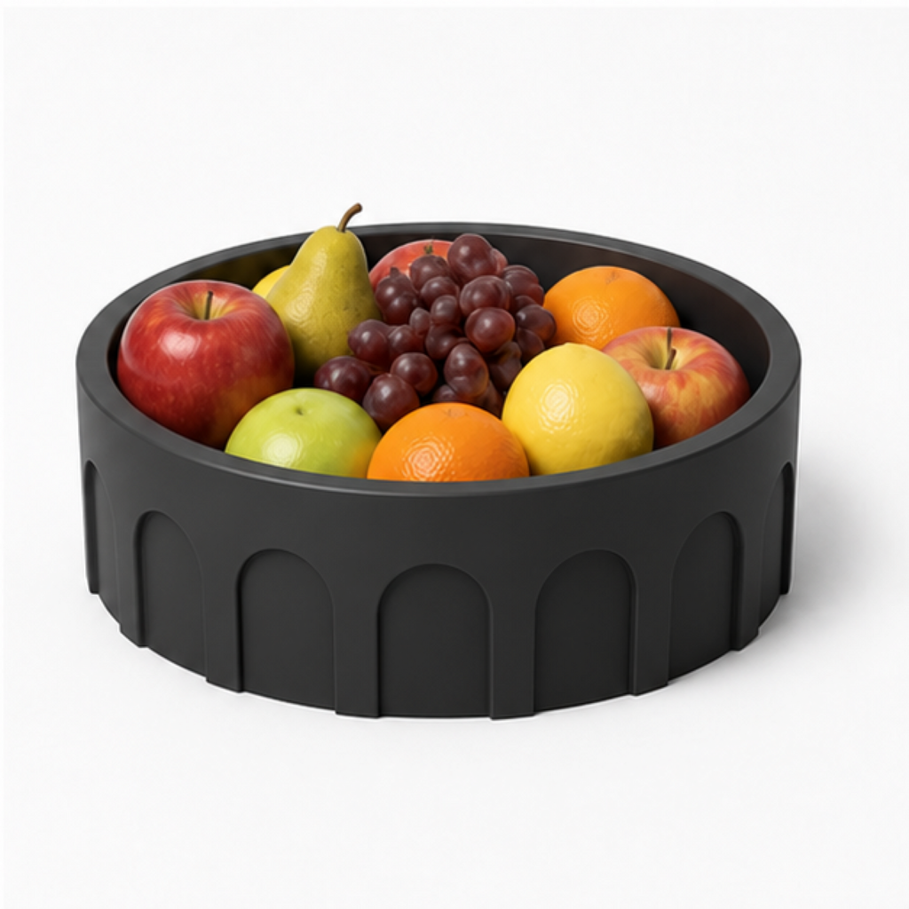 Romano Fruit Bowl - Black