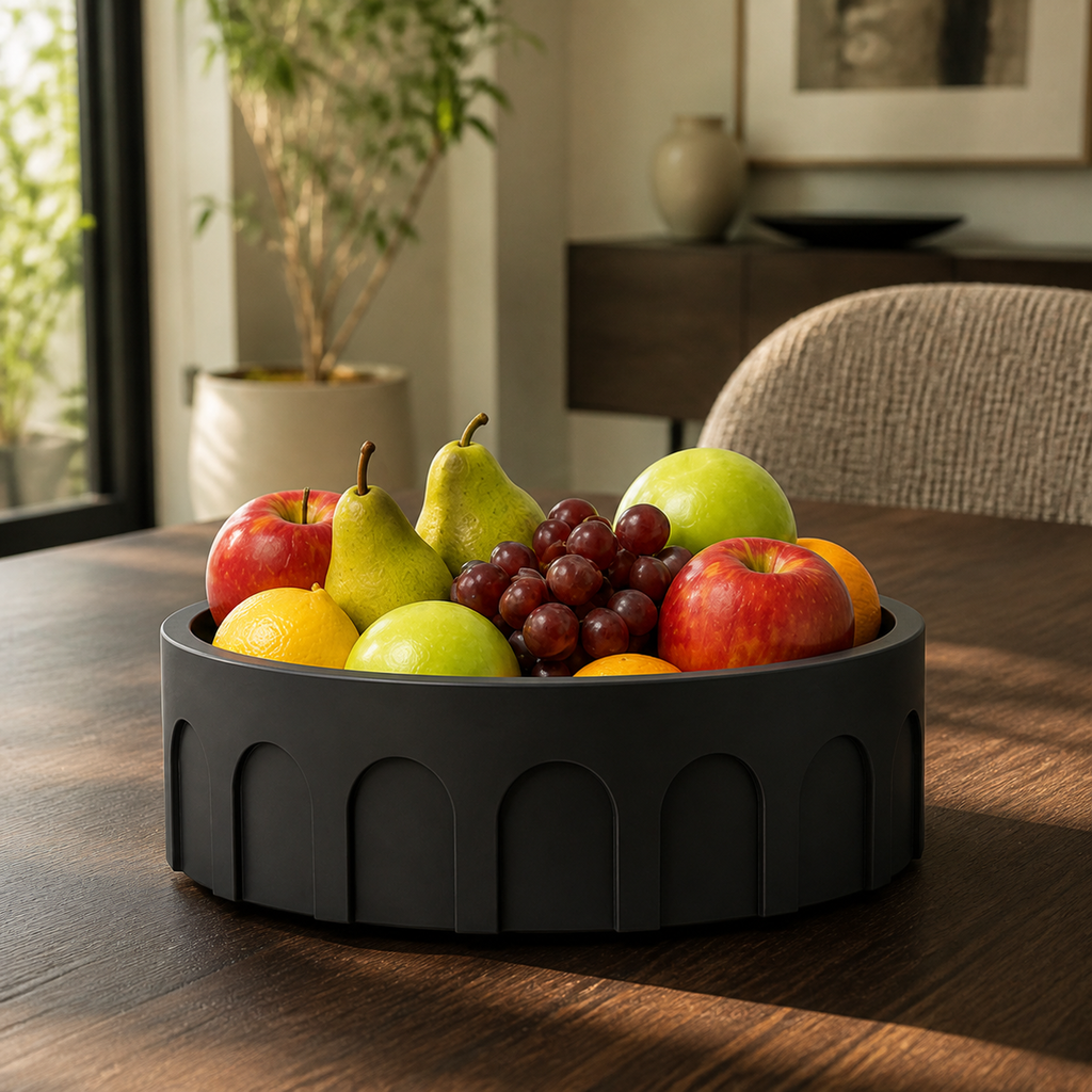 Romano Fruit Bowl - Black