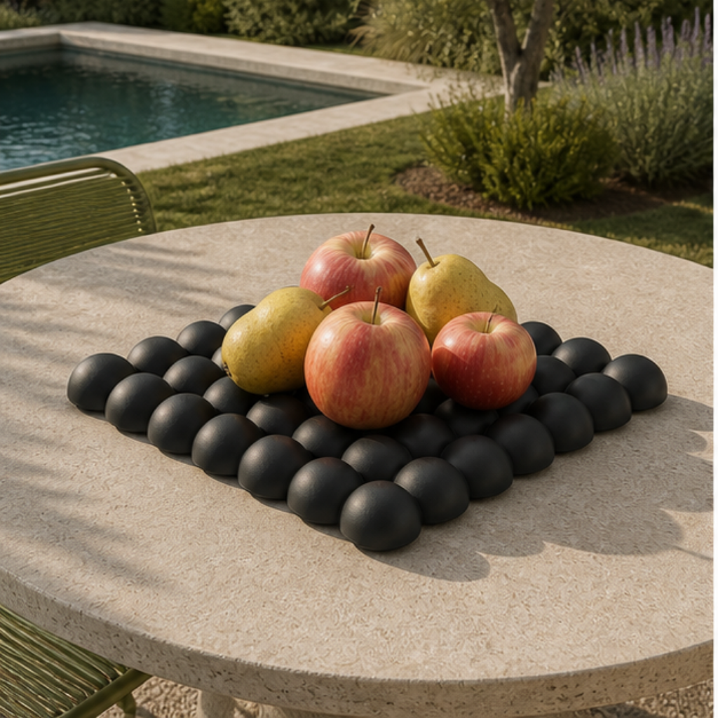 Ronda Fruit Bowl - Black