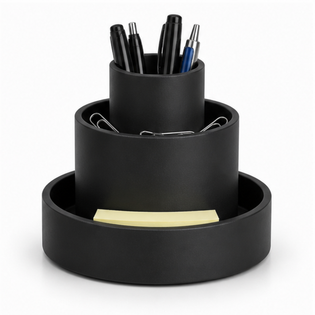 Rotondare Desk Organizer - Black
