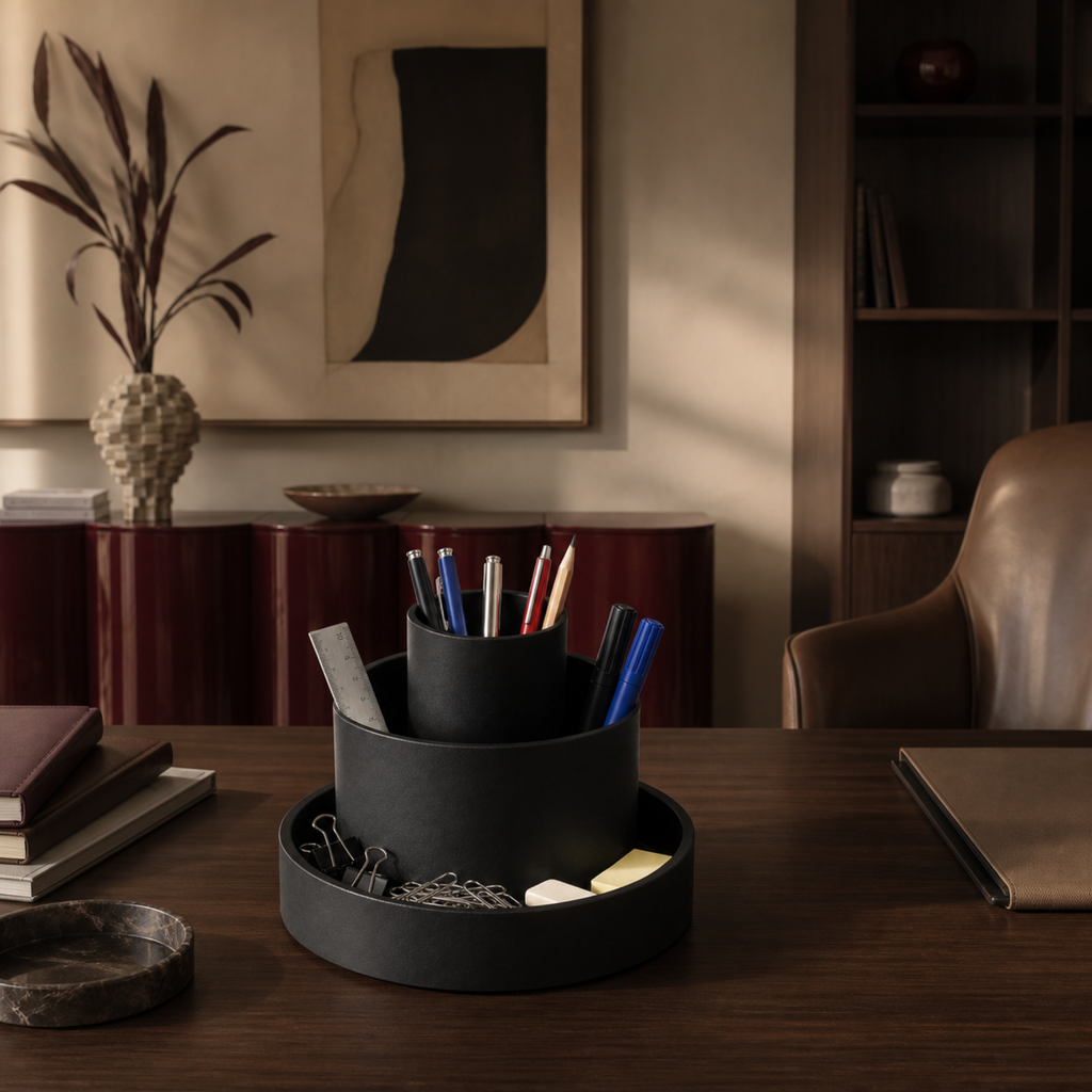 Rotondare Desk Organizer - Black