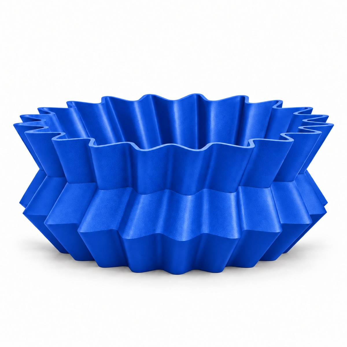 Amandera Fruit Bowl – royal blue front empty amandera fruit bowl