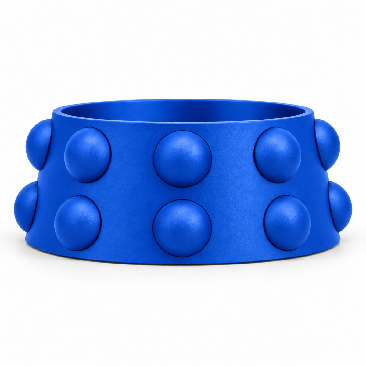 Conerelle Fruit Bowl – royal blue front empty conerelle fruit bowl