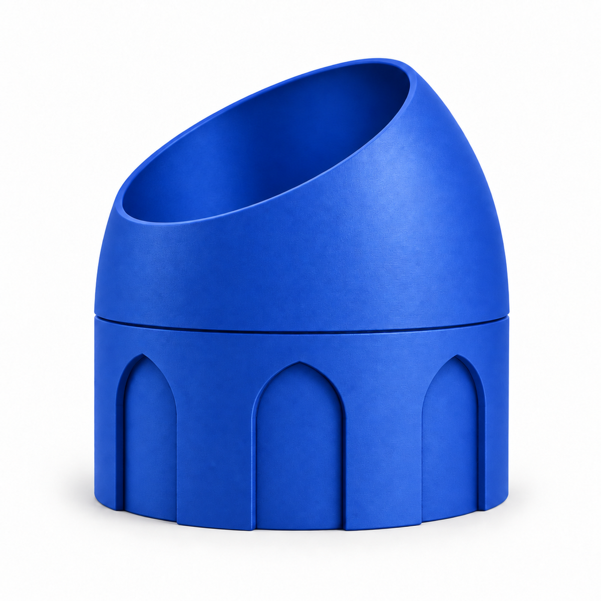 Cupola Fruit Bowl – royal blue front empty cupola fruit bowl