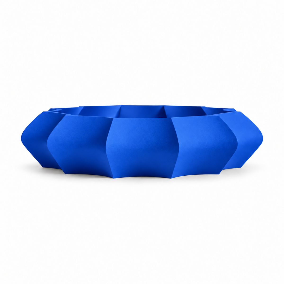 Manarola fruit bowl – Royal Blue front empty