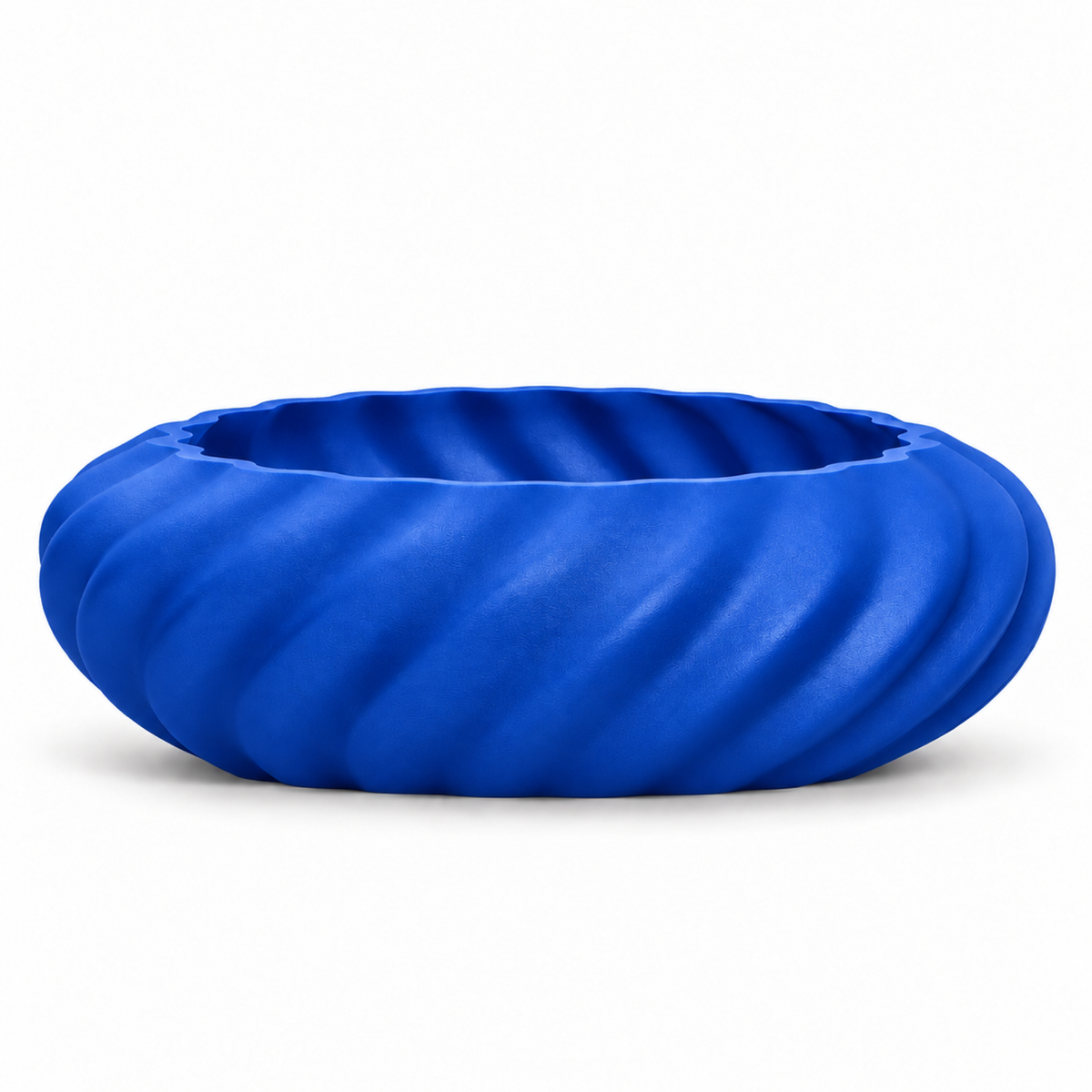 Molisara Fruit Bowl – royal blue front empty molisara fruit bowl