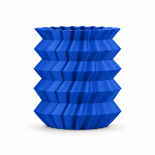 Amandera Vase Large – royal blue front view amandera vase large