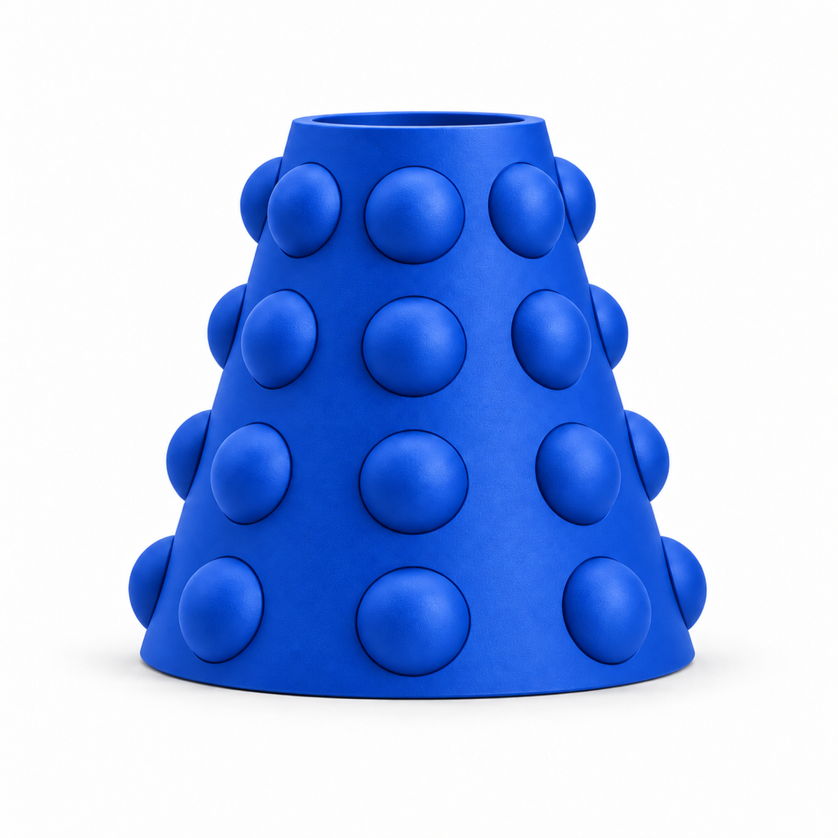 Conerelle Pen Holder – royal blue front view conerelle pen holder