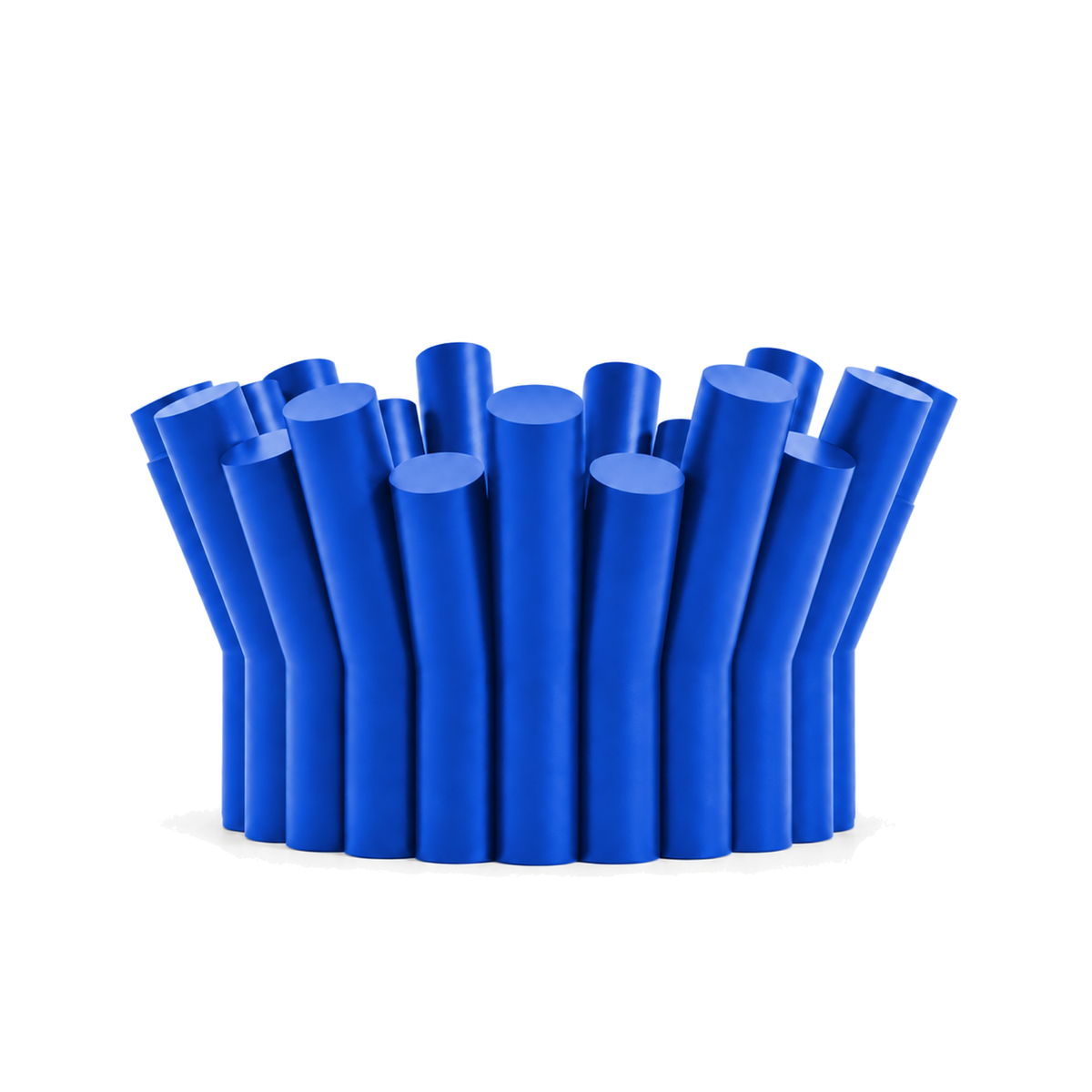 Fiastra Rivolo Fruit Bowl – royal blue front view fiastra rivolo fruit bowl