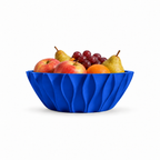 Bolognola fruit bowl white – Royal Blue front with fruit