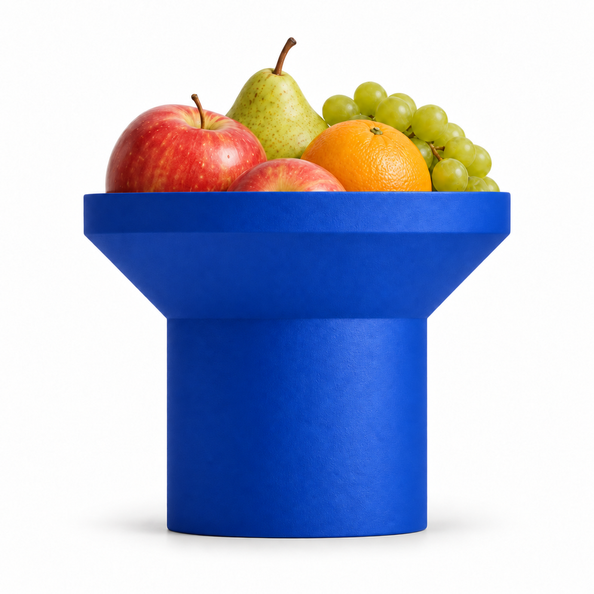 Montefioralle fruit bowl red edition – Royal Blue front with fruit