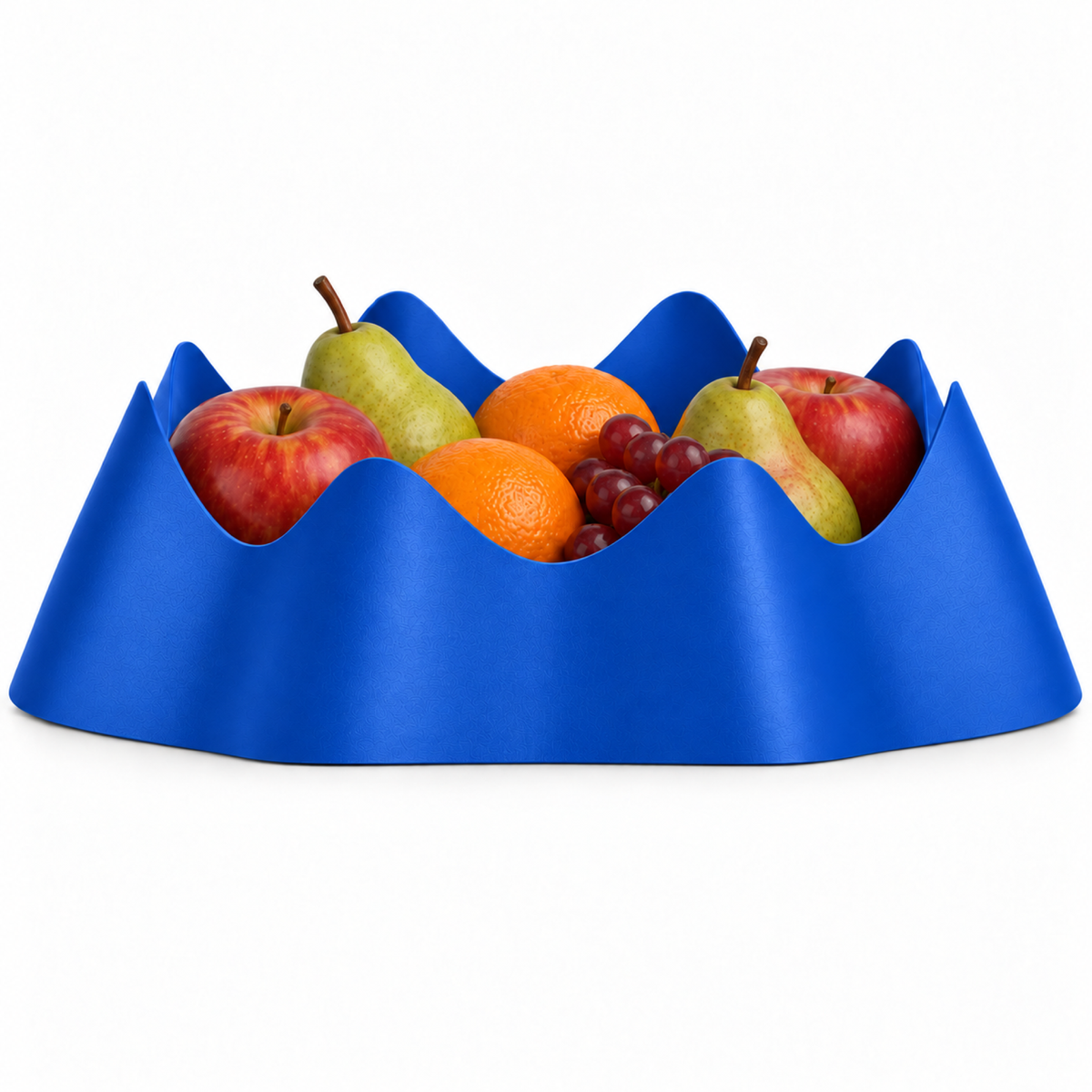 Montelara Fruit Bowl – royal blue front with fruit montelara fruit bowl