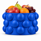 Numarelle Fruit Bowl – royal blue front with fruit numarelle fruit bowl