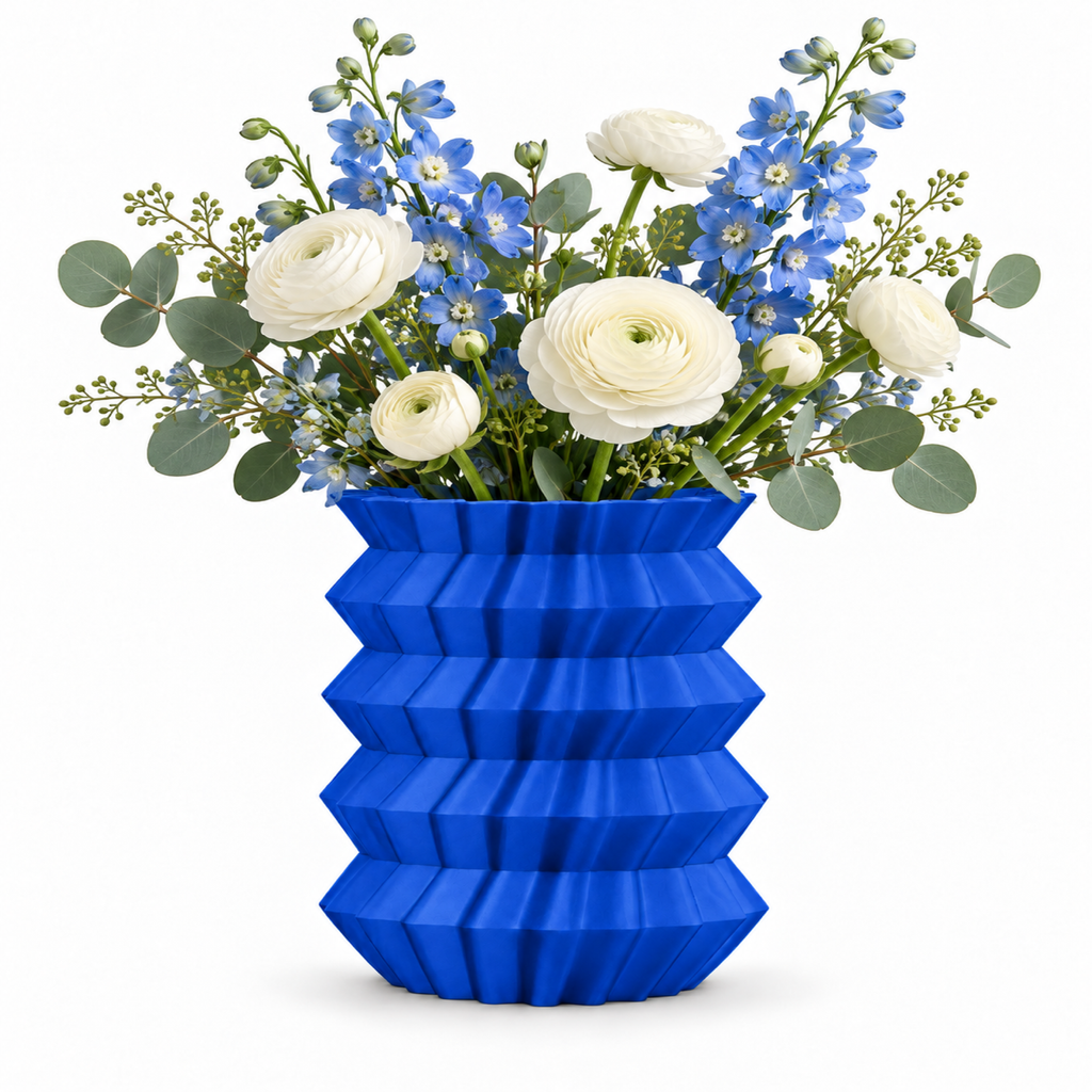 Amandera Vase Medium – royal blue functional flowers amandera vase