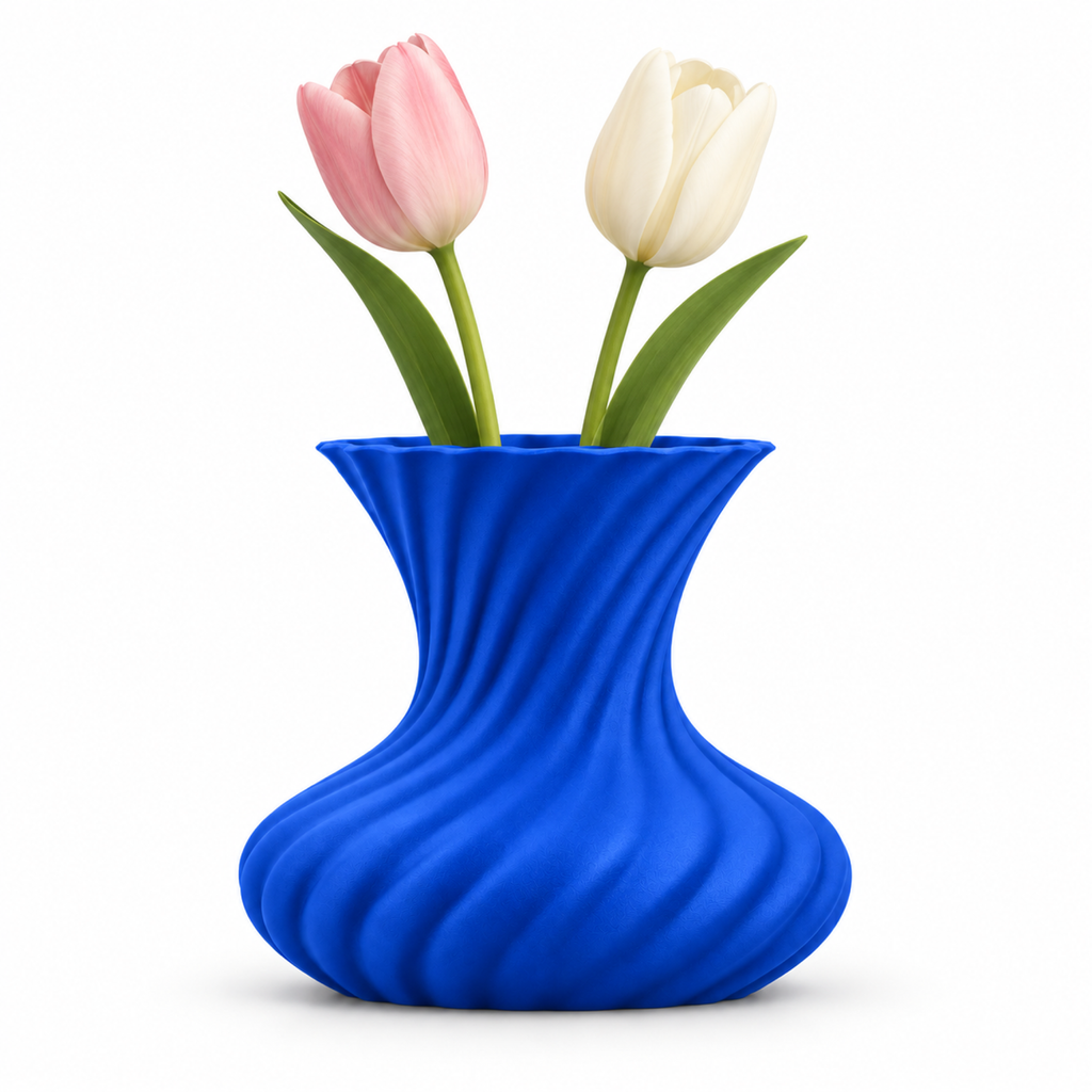 Molisara Vase Medium – royal blue functional flowers molisara vase