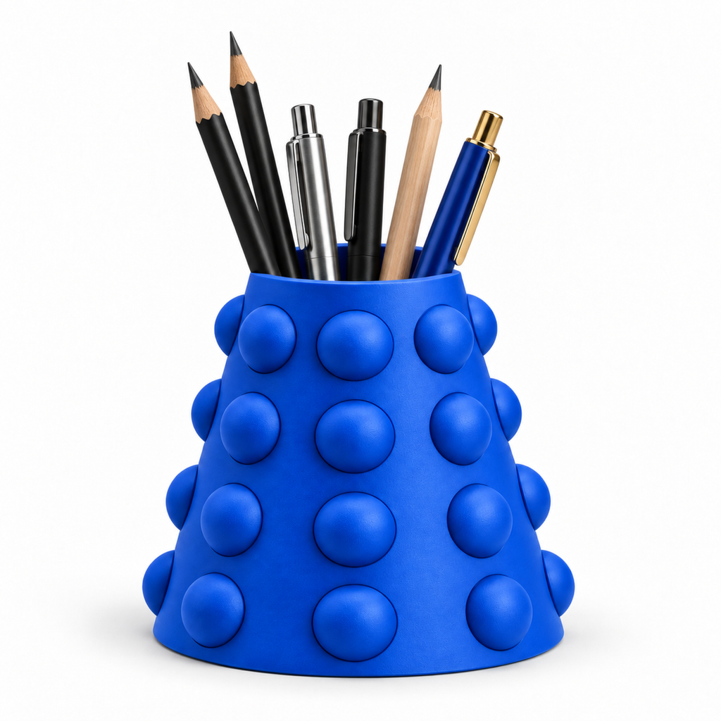 Conerelle Pen Holder – royal blue functional pens conerelle pen holder