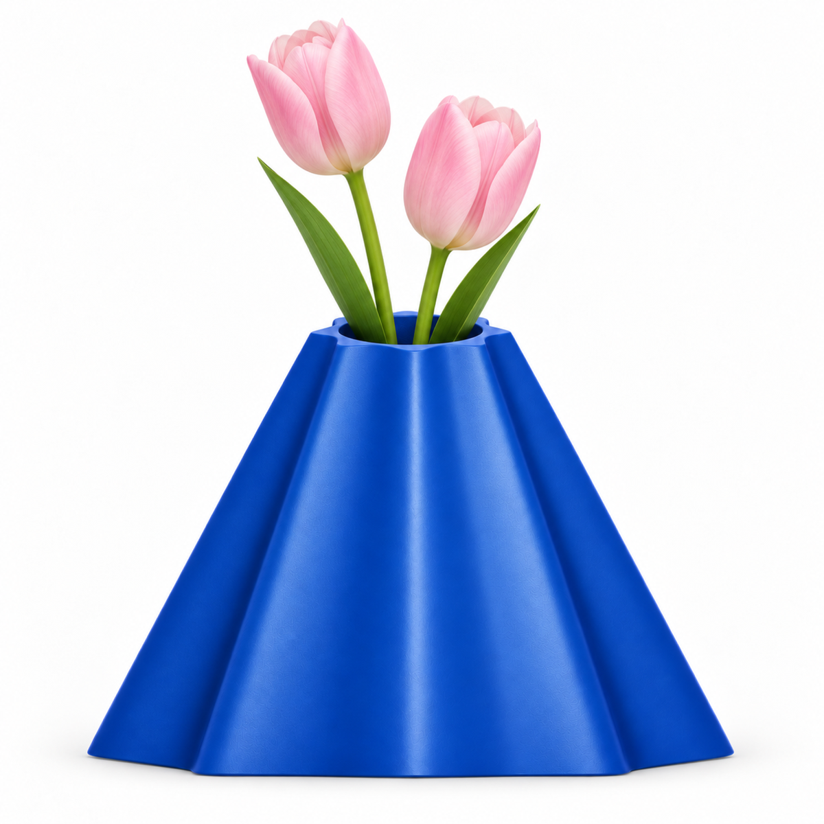 Montelara Vase Medium – royal blue functional two tulips montelara vase