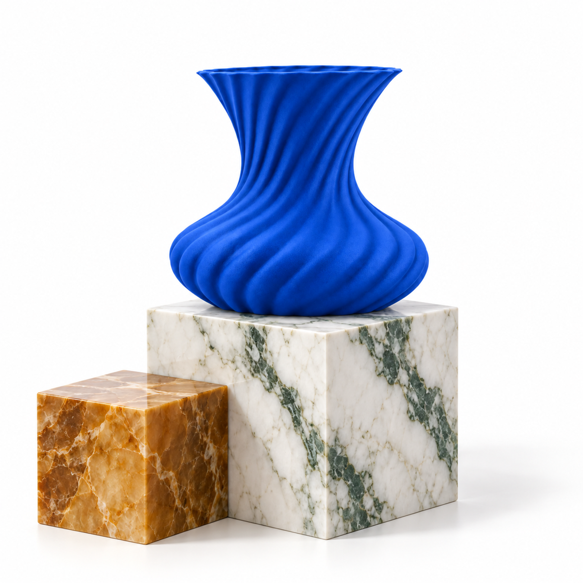 Molisara Vase Medium – royal blue signature marble molisara vase
