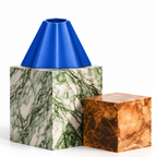 Montelara Vase Medium – royal blue signature marble montelara vase