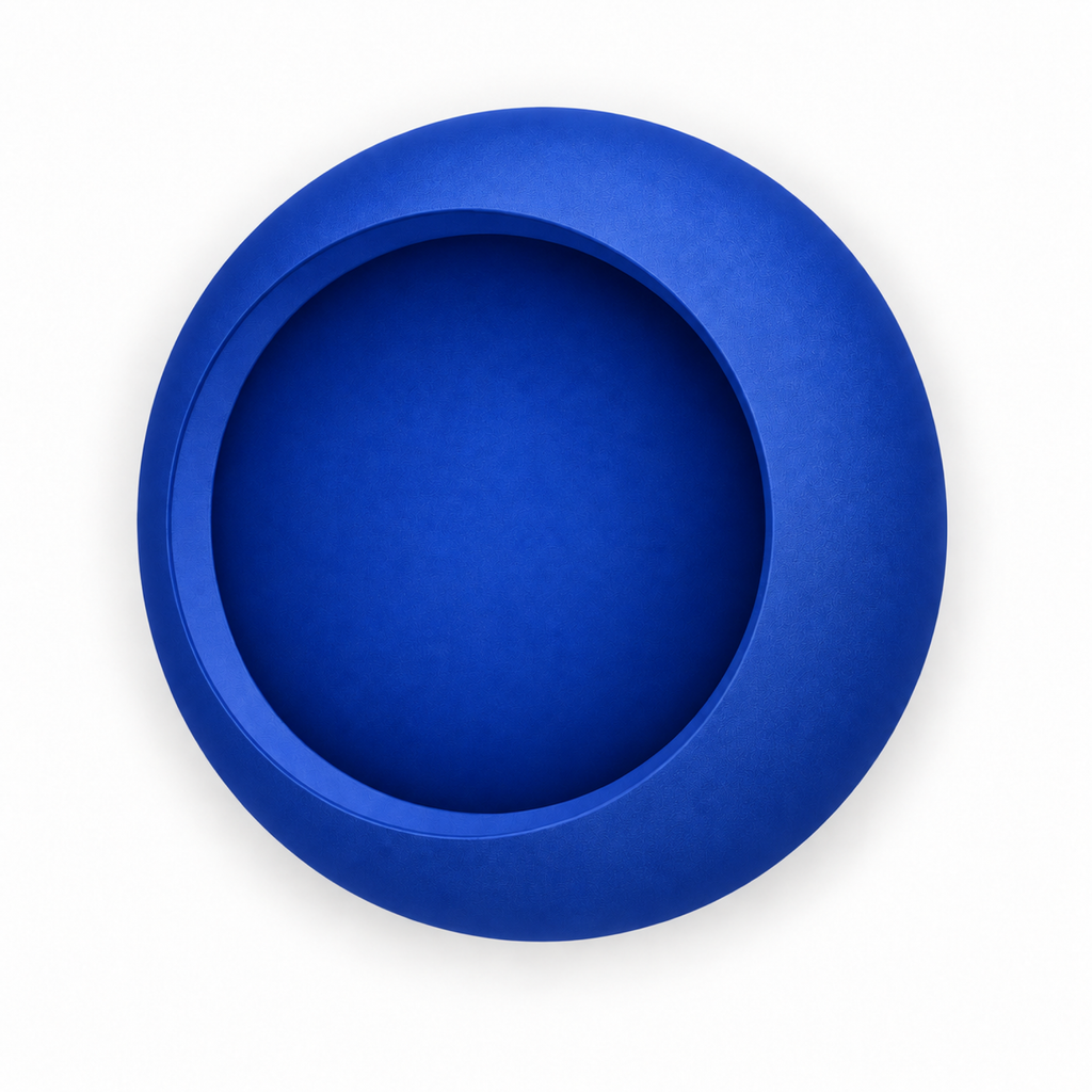 Cupola Fruit Bowl – royal blue top empty cupola fruit bowl