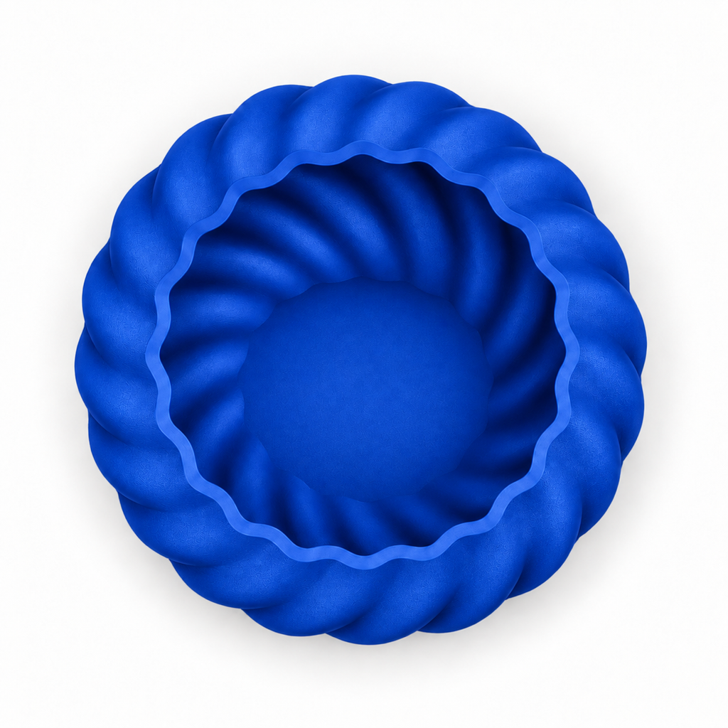 Molisara Fruit Bowl – royal blue top empty molisara fruit bowl