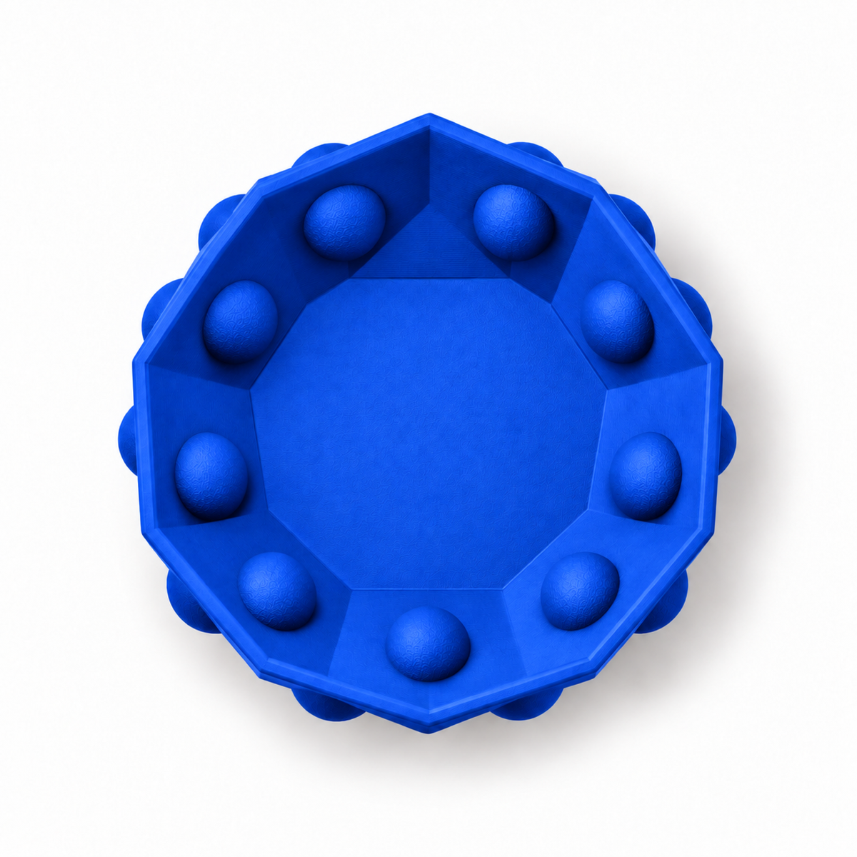 Numana Fruit Bowl – Royal Blue top empty