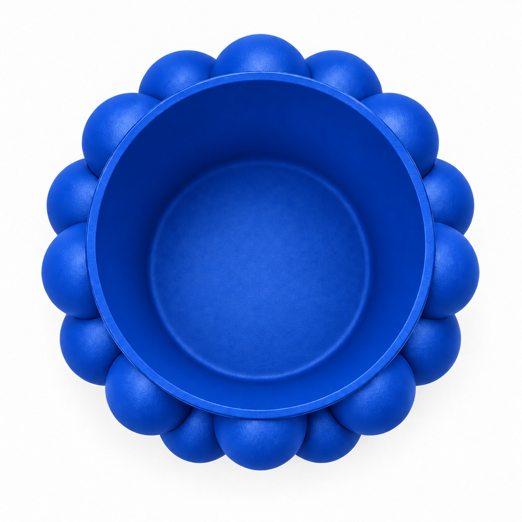Numarelle Fruit Bowl – royal blue top empty numarelle fruit bowl
