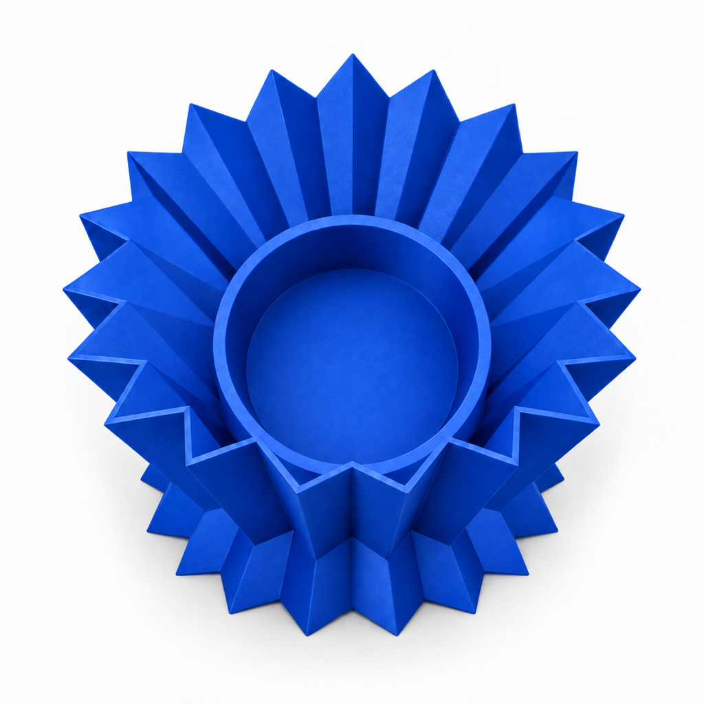 Ostivara Fruit Bowl – royal blue top empty ostivara fruit bowl