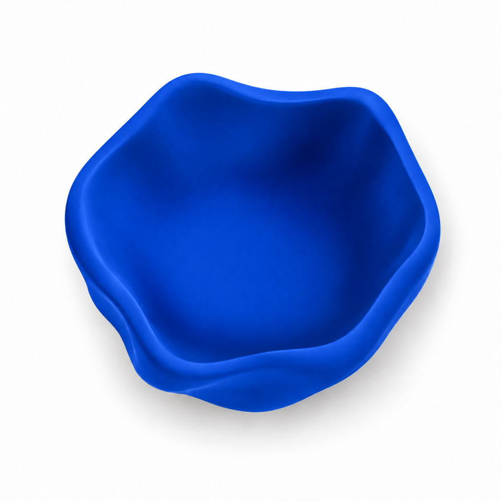 Sorrento Fruit Bowl – Royal Blue top empty