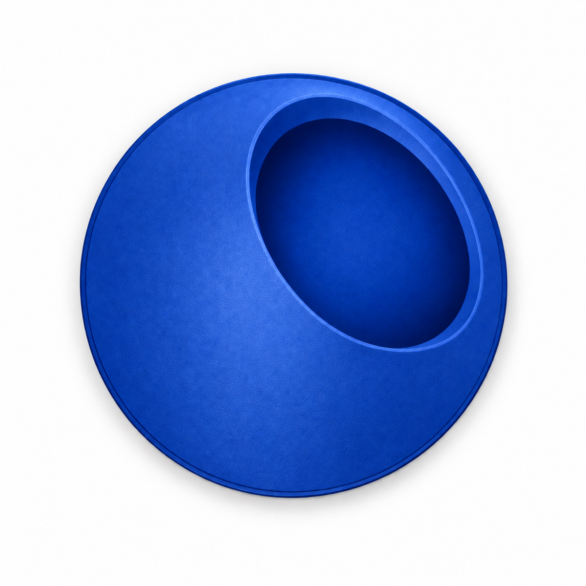 Vulcano Fruit Bowl – royal blue top empty vulcano fruit bowl
