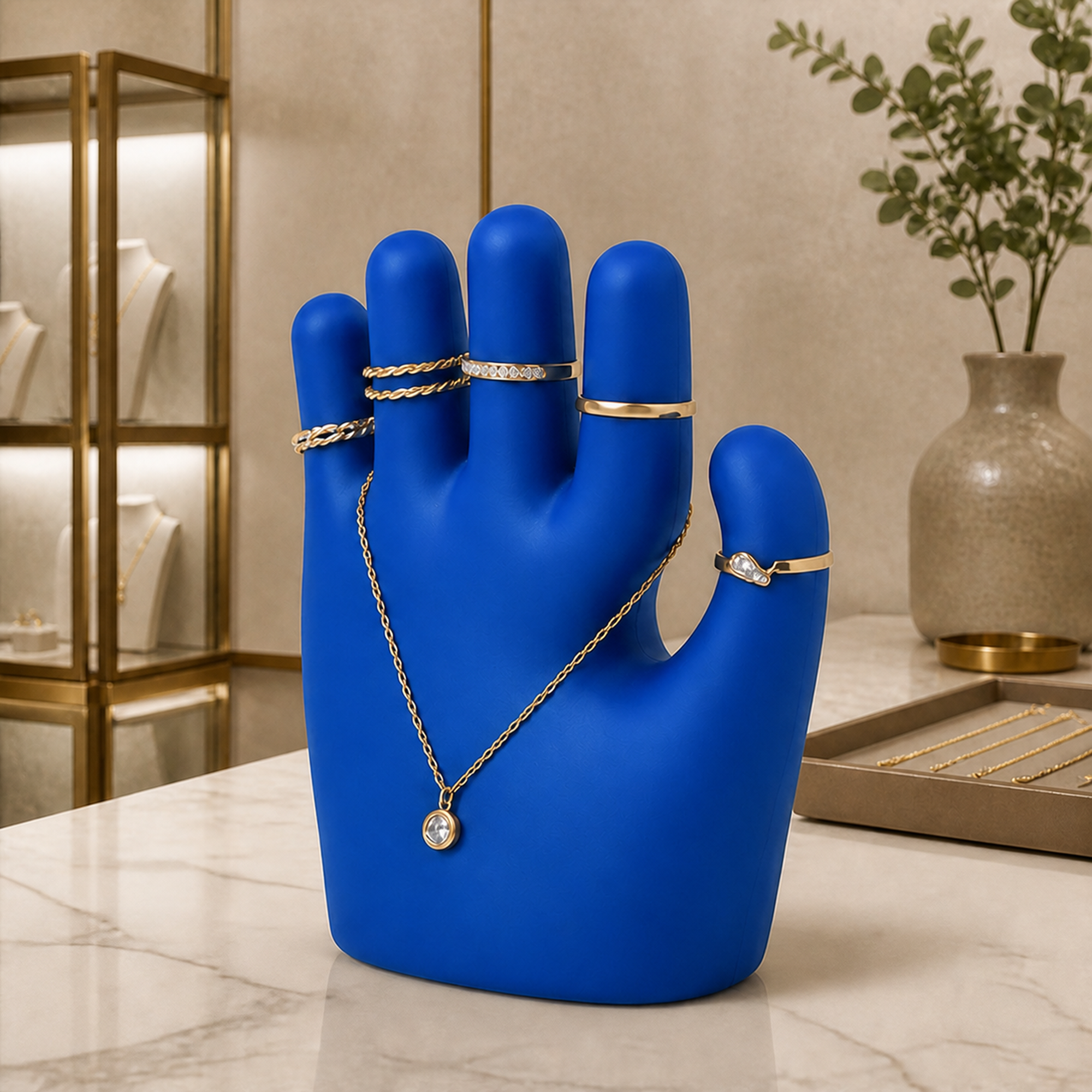 Sieraden Organizer Hand - Royal Blue
