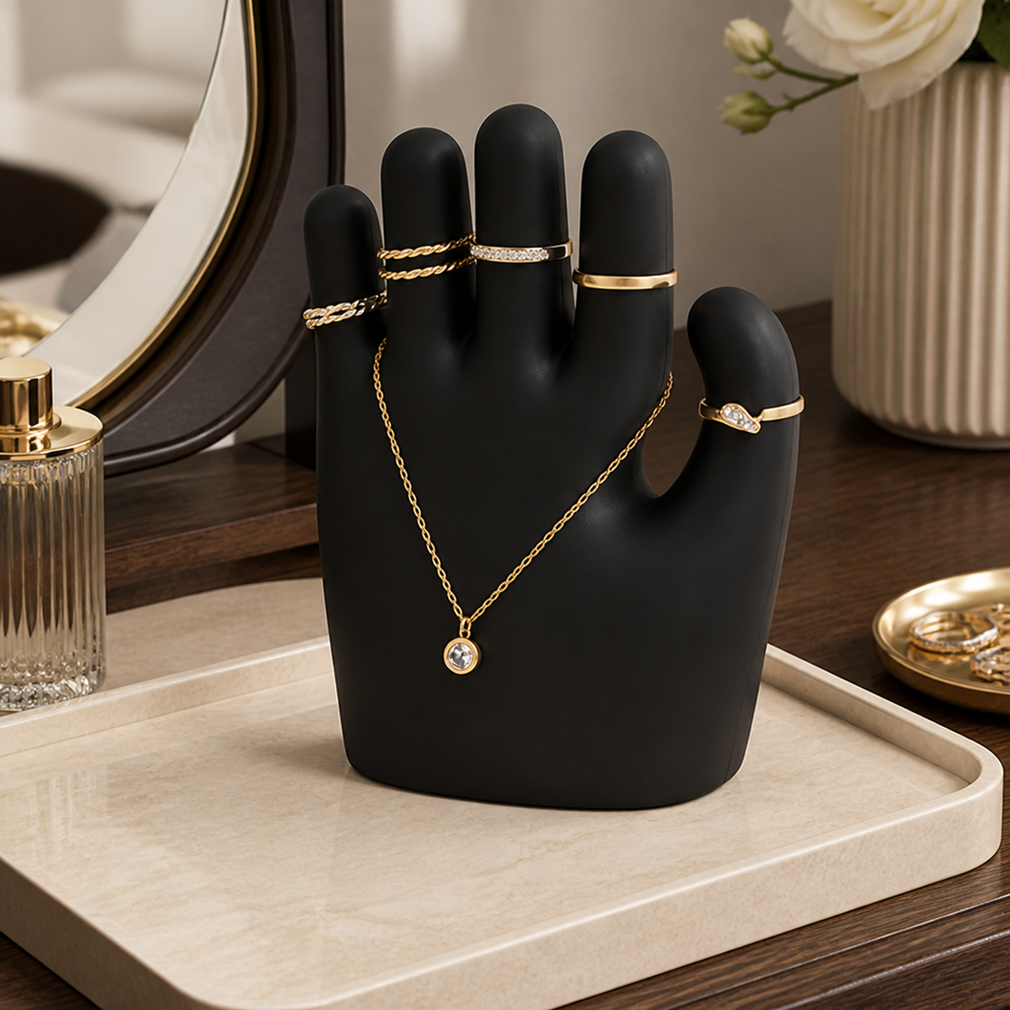 Sieraden Organizer Hand - Black