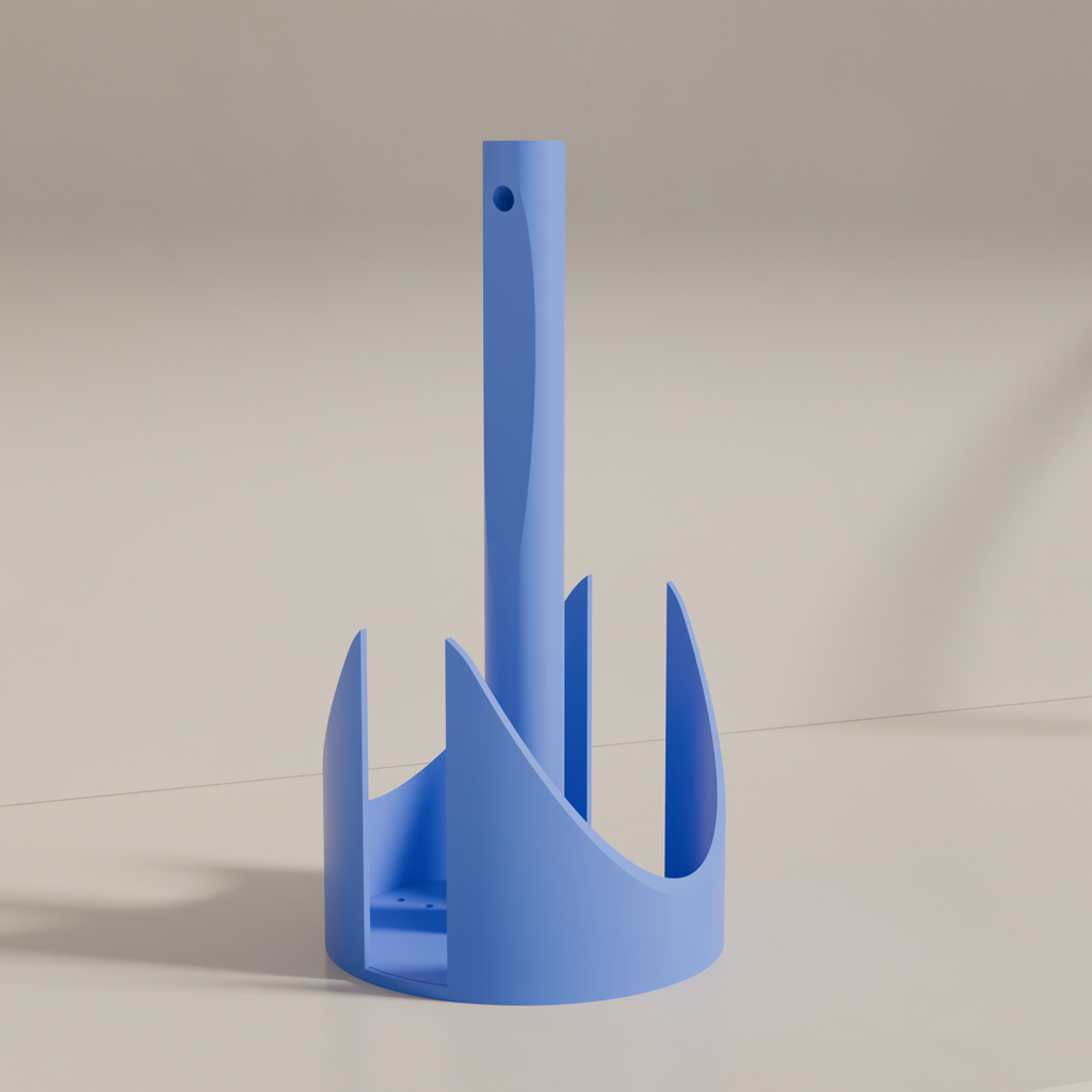 Fiastra Torino Paper Towel Holder - Blue - torino blauw studio aanzicht 1