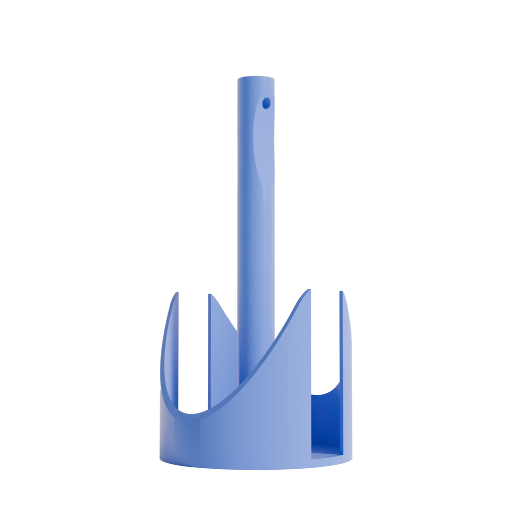 Fiastra Torino Paper Towel Holder - Blue - torino blauw vooraanzicht 1