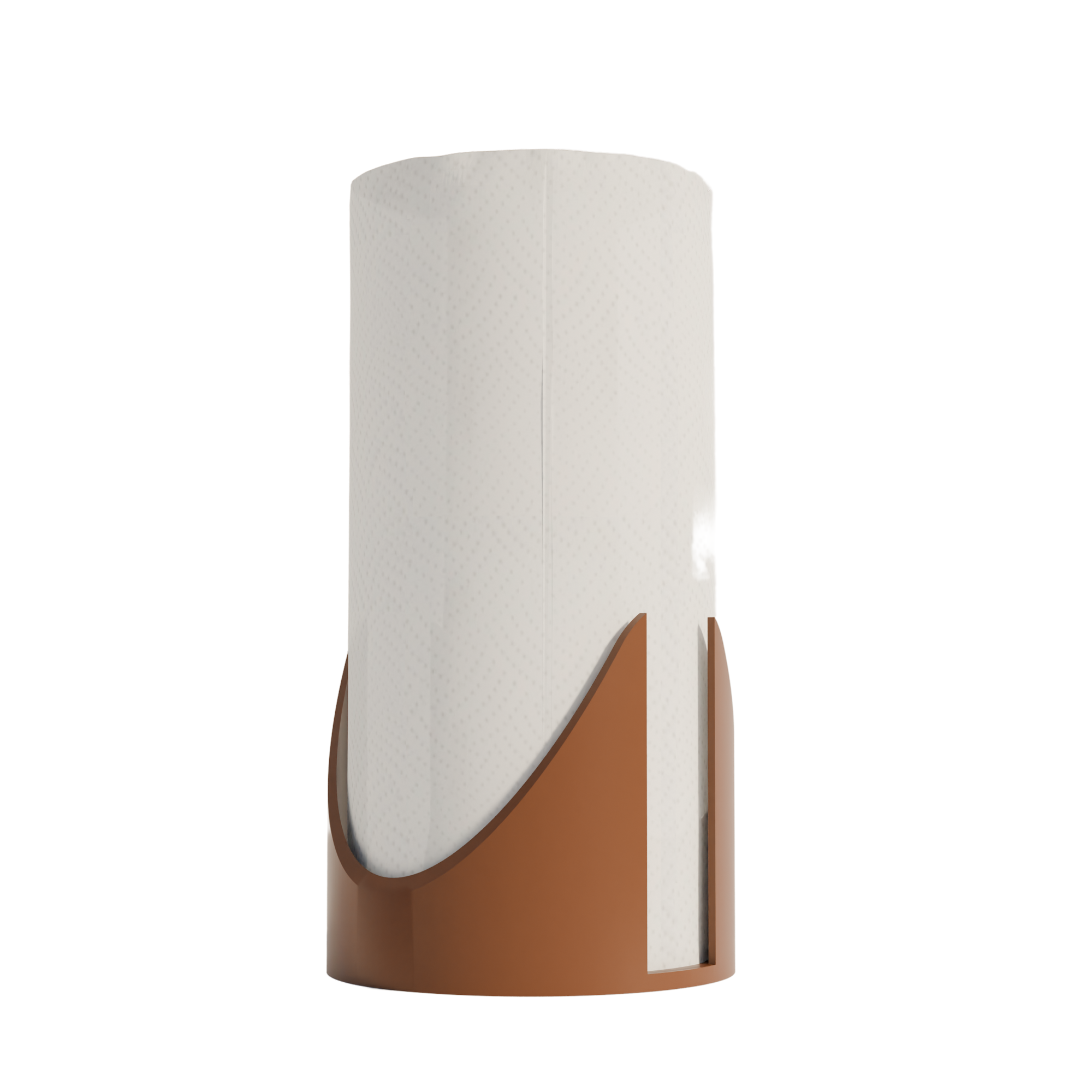 Fiastra Torino Paper Towel Holder - Brown - torino bruin met keukenrol 1