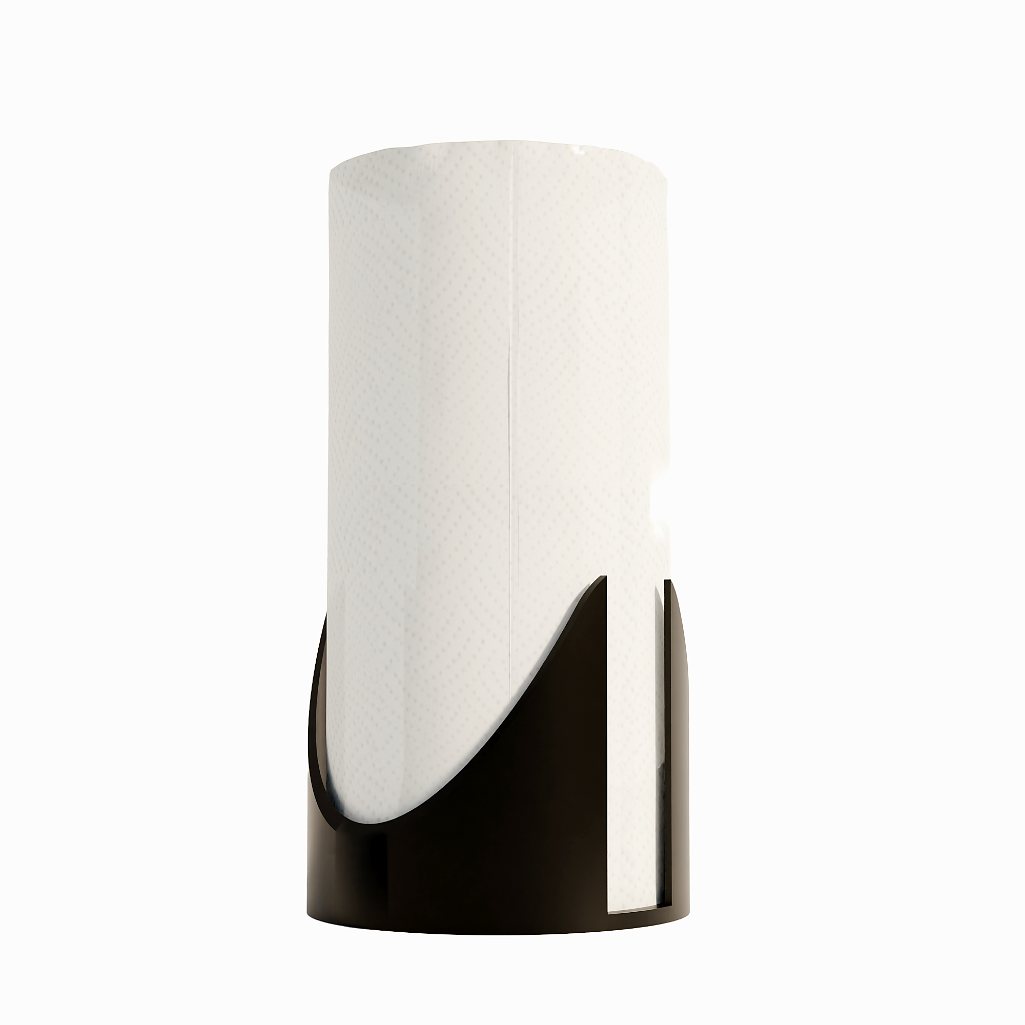 Fiastra Torino Paper Towel Holder - Black - torino zwart met keukenrol 1