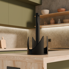 Fiastra Torino Paper Towel Holder - Black - torino zwart sfeerbeeld keuken 2