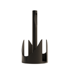 Fiastra Torino Paper Towel Holder - Black - torino zwart vooraanzicht 1