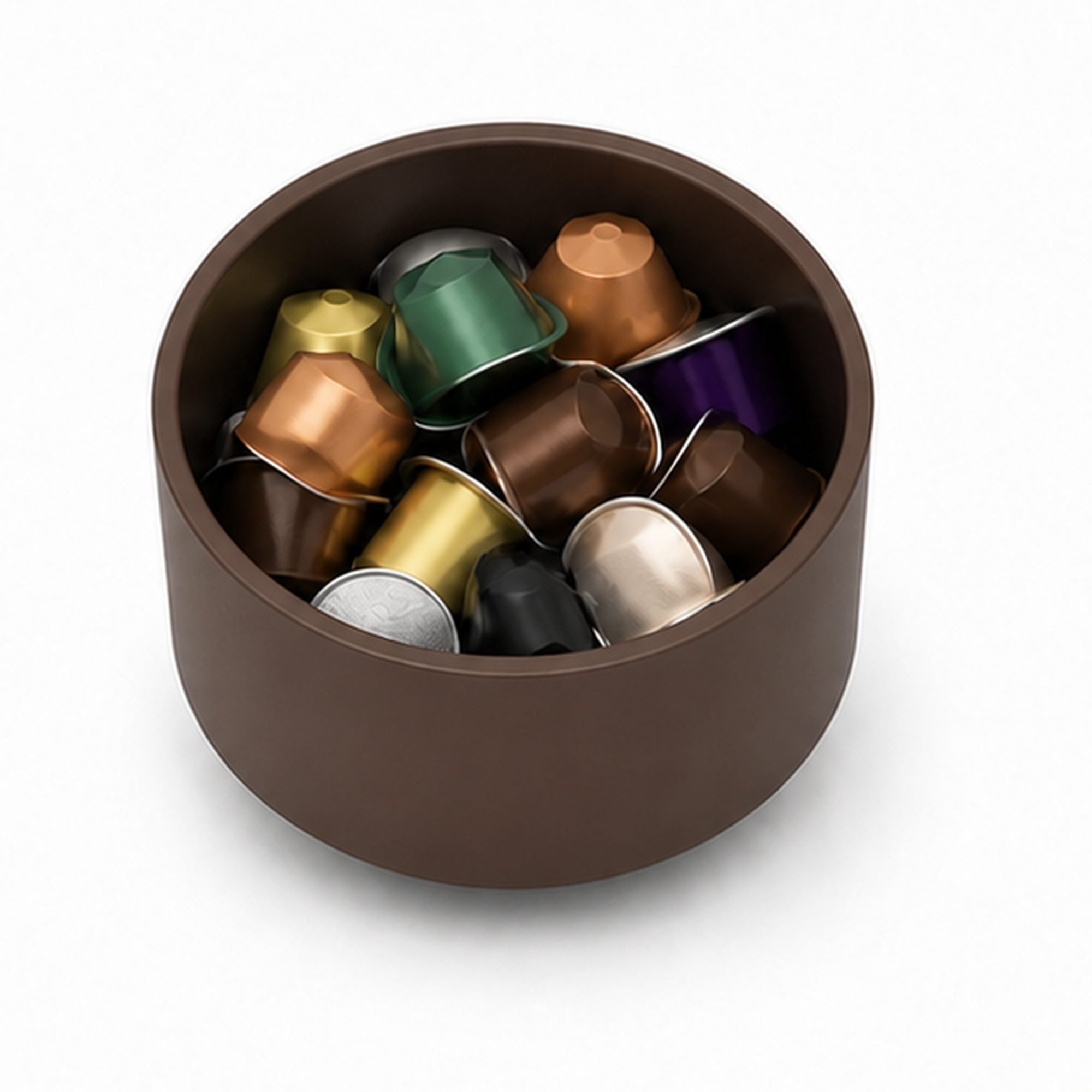 Torino Coffee Capsule Organizer - Brown