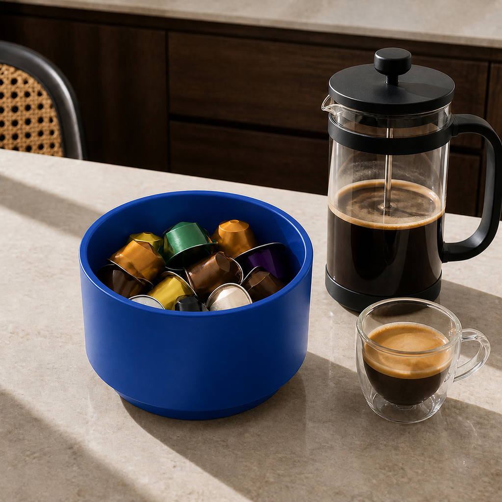 Torino Coffee Capsule Organizer - Royal Blue