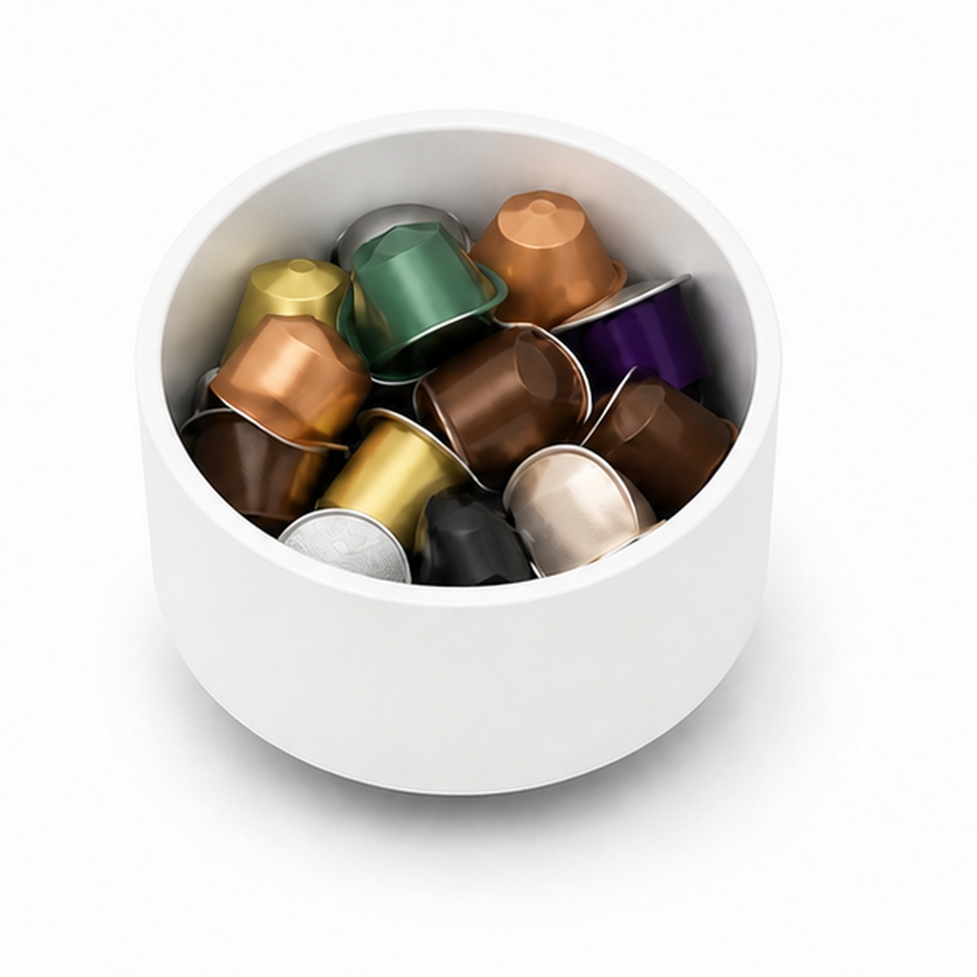 Torino Coffee Capsule Organizer - White