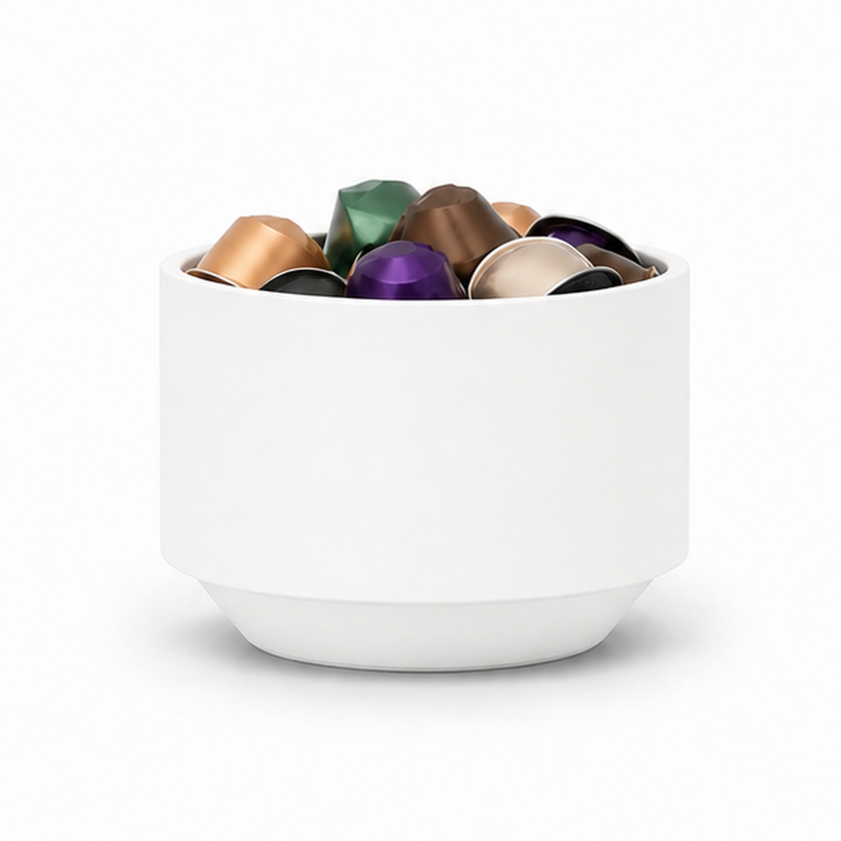 Torino Coffee Capsule Organizer - White