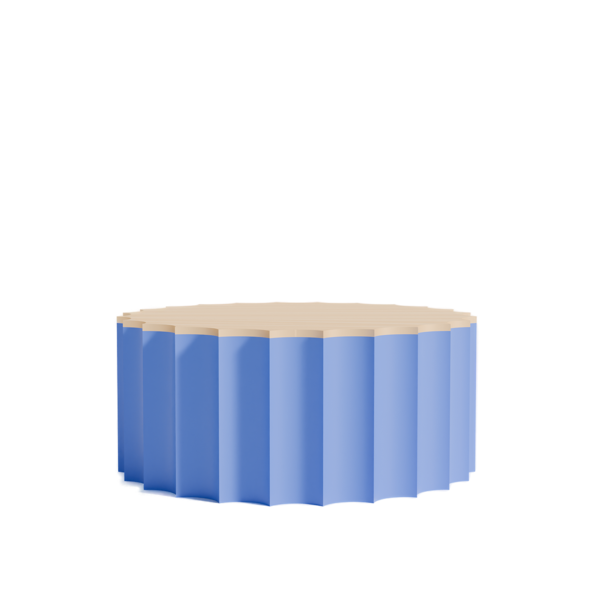 Fiastra Trivela Cake Stand - Blue - trivela cake stand blauw studio 1