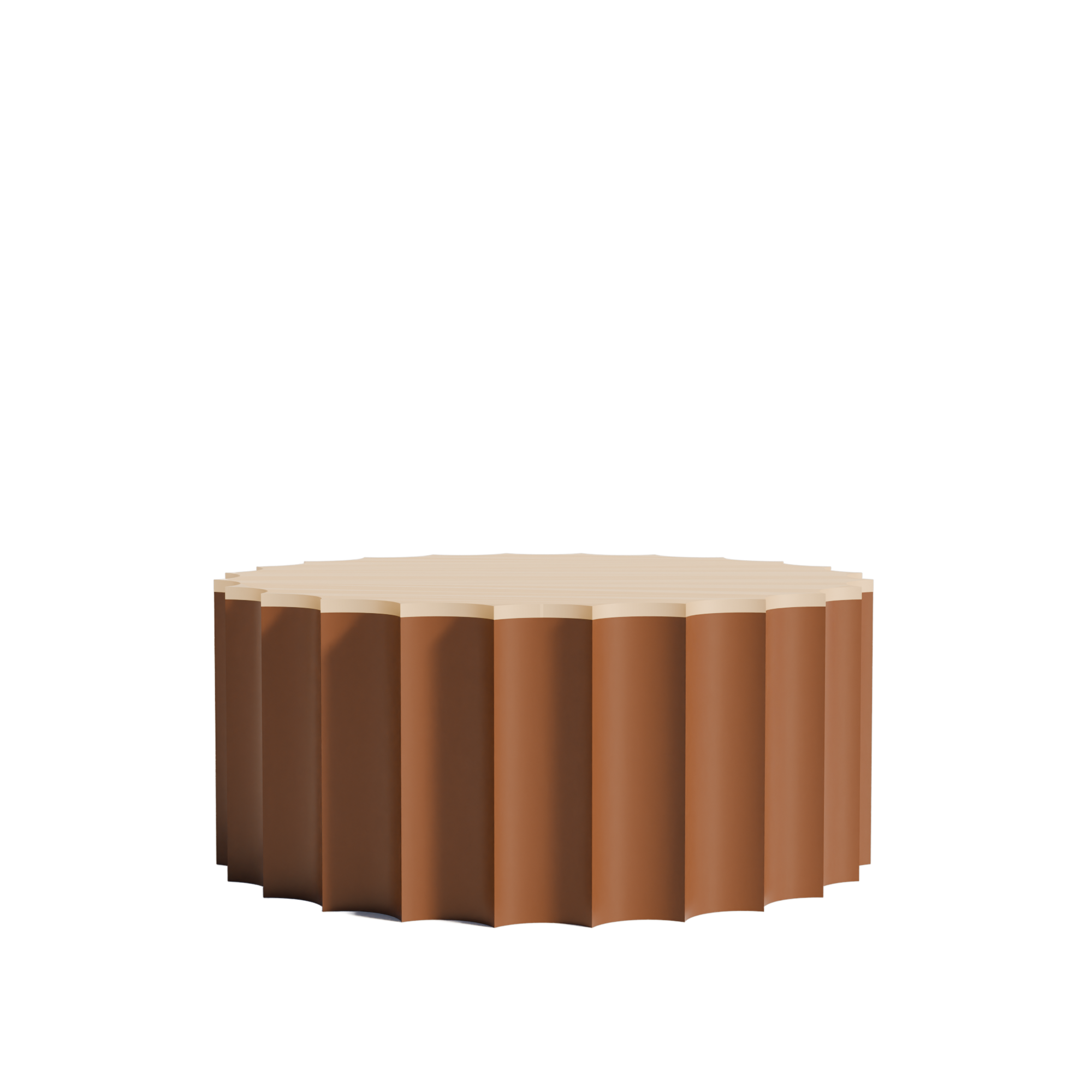 Fiastra Trivela Cake Stand - Brown - trivela cake stand bruin studio 1