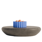 Fiastra Trivela Fruit Bowl - Blue - trivela fruitschaal blauw sfeerbeeld sokkel 1
