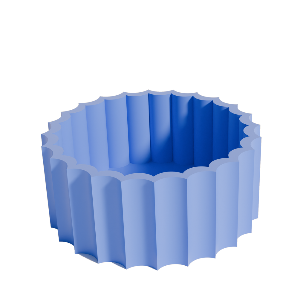 Fiastra Trivela Fruit Bowl - Blue - trivela fruitschaal blauw studio 2